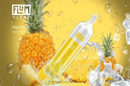 FLUM FLOAT 3000 نفث | Flum Pebble Flavors 4JTT64 بينا بولو