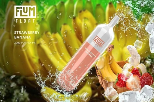 FLUM FLOAT 3000 نفث | Flum Pebble Kuwait 4JTT71 الموز بالفراولة