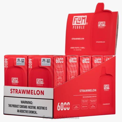 FLUM PEBBLES 6000 بخة 10 عبوات | Flum Pebble Flavors Ranked 4JTT77 الفراولة