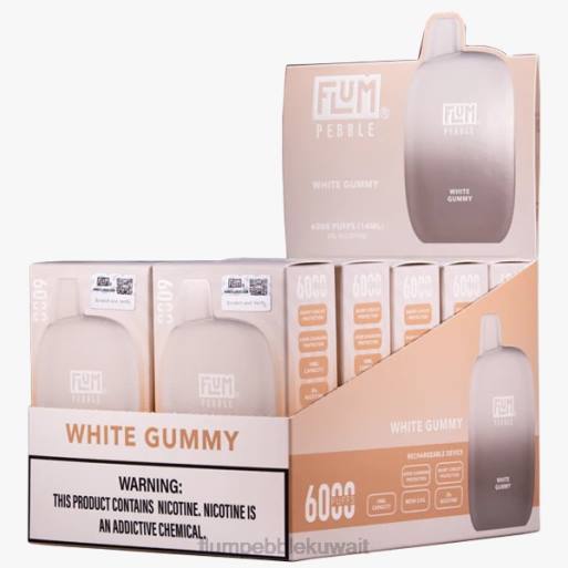 FLUM PEBBLES 6000 بخة 10 عبوات | Flum Pebble Vape Flavors 4JTT88 غائر أبيض
