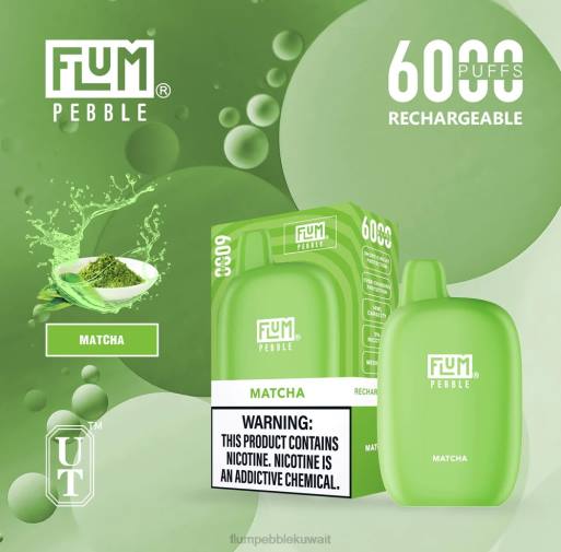 FLUM PEBBLES 6000 نفث | Flum Pebble Flavors 4JTT54 ماتشا