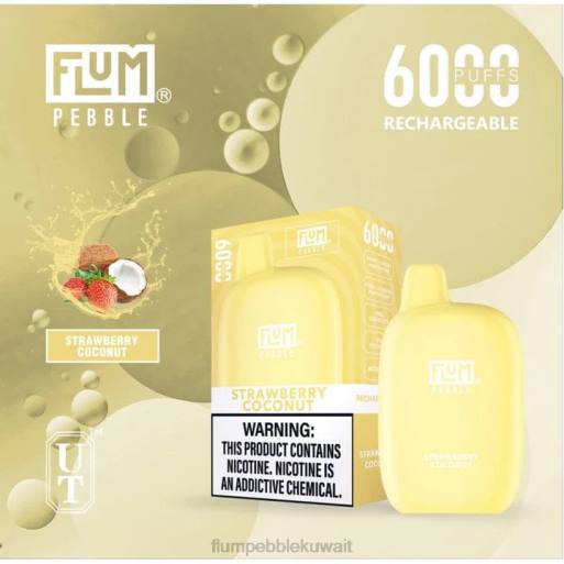 FLUM PEBBLES 6000 نفث | Flum Pebble Kuwait City 4JTT72 جوز الهند الفراولة