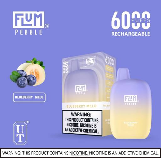FLUM PEBBLES 6000 نفث | Flum Pebble Nicotine Percentage 4JTT16 ميلو التوت