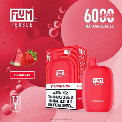 FLUM PEBBLES 6000 نفث | Flum Pebble Nicotine Percentage 4JTT76 الفراولة