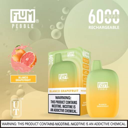 FLUM PEBBLES 6000 نفث | Flum Pebble Vape Price 4JTT10 الجريب فروت بلانكو