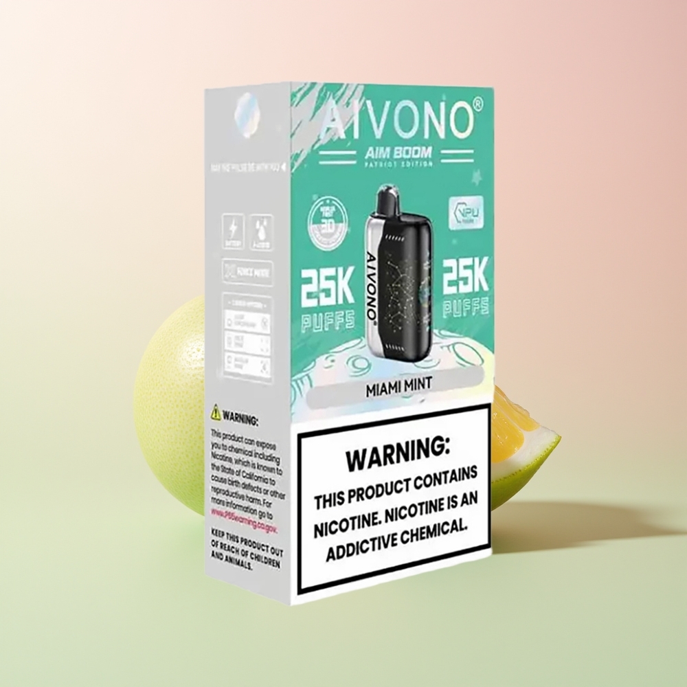 Aivono Aim Boom 25000 نعناع ميامي 28 مل