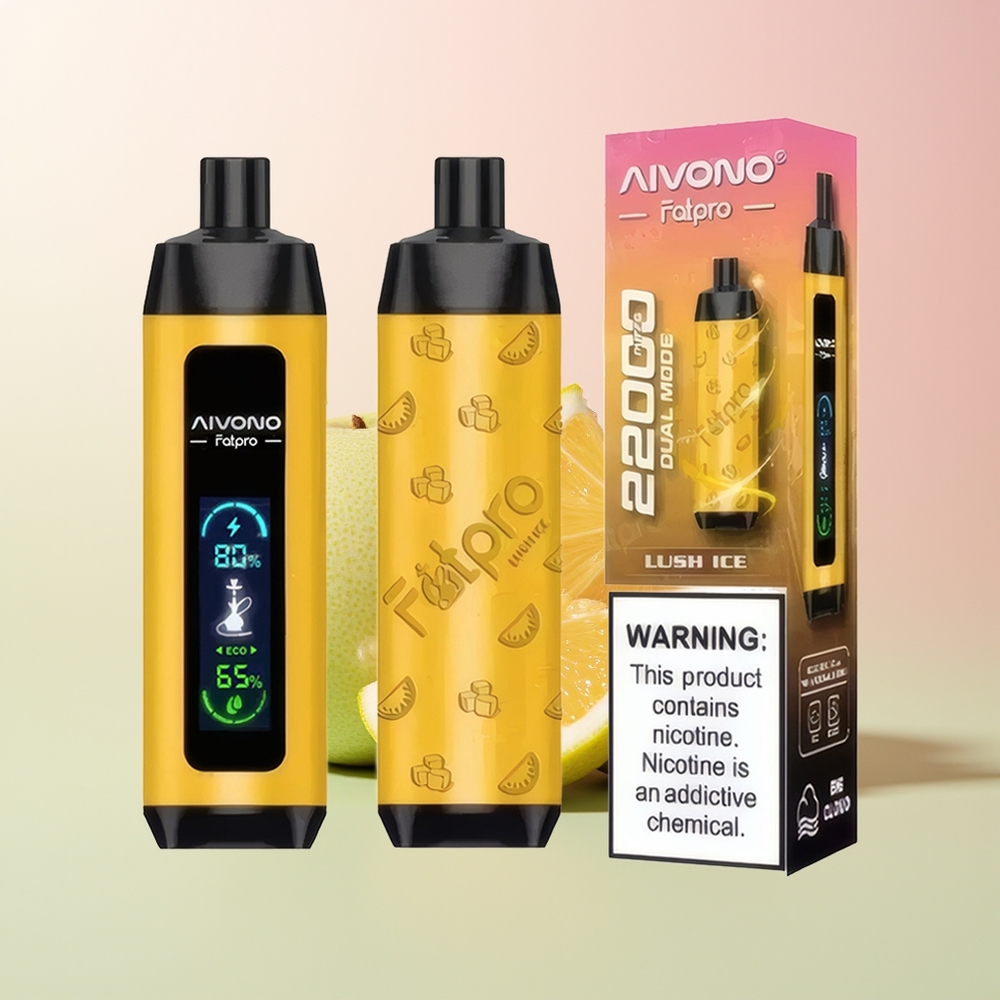 Aivono Aim Fatpro 22000 لوش آيس بنكهات طبيعية وصناعية