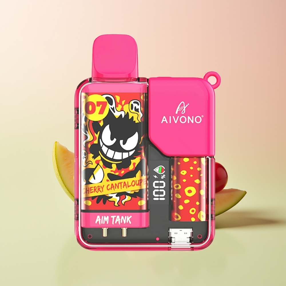 Aivono Aim Tank 9500 كريز الكنتالوب مع شاشة LCD