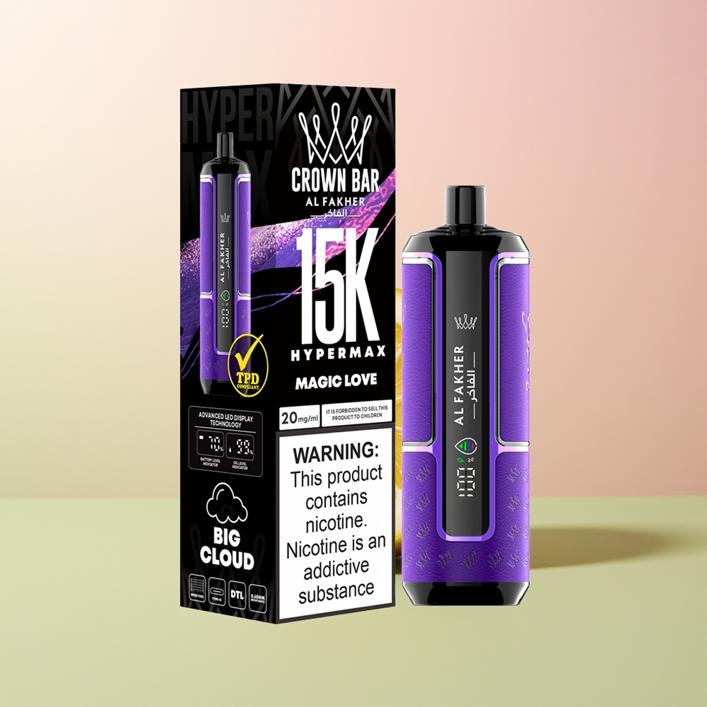 Al Fakher Crown Bar 15K Hypermax حب السحر المدمج