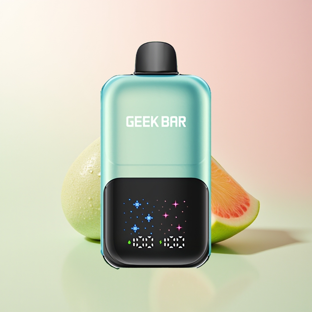 GEEK BAR 2GO 20ml 50000 نعناع بارد مثلج مع شاشة تفاعلية كبيرة