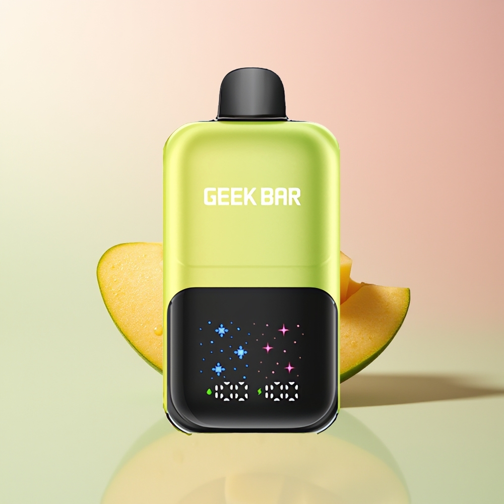 GEEK BAR 2GO 20ml 50000 مانجو مكسيكو الجليدي مع شاشة تفاعلية كبيرة