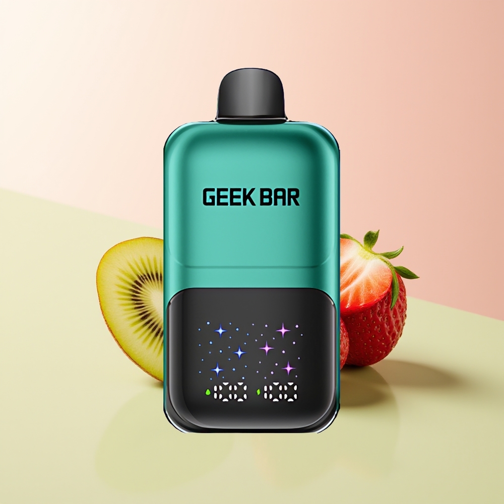 GEEK BAR 2GO 20ml 50000 فراولة و كيوي مع شاشة كبيرة تفاعلية