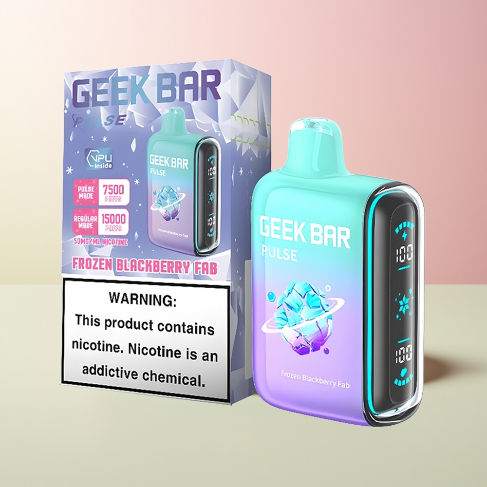 GEEK BAR Pulse 15000 الجليدية إصدار مع سعة سائل ١٦ مل