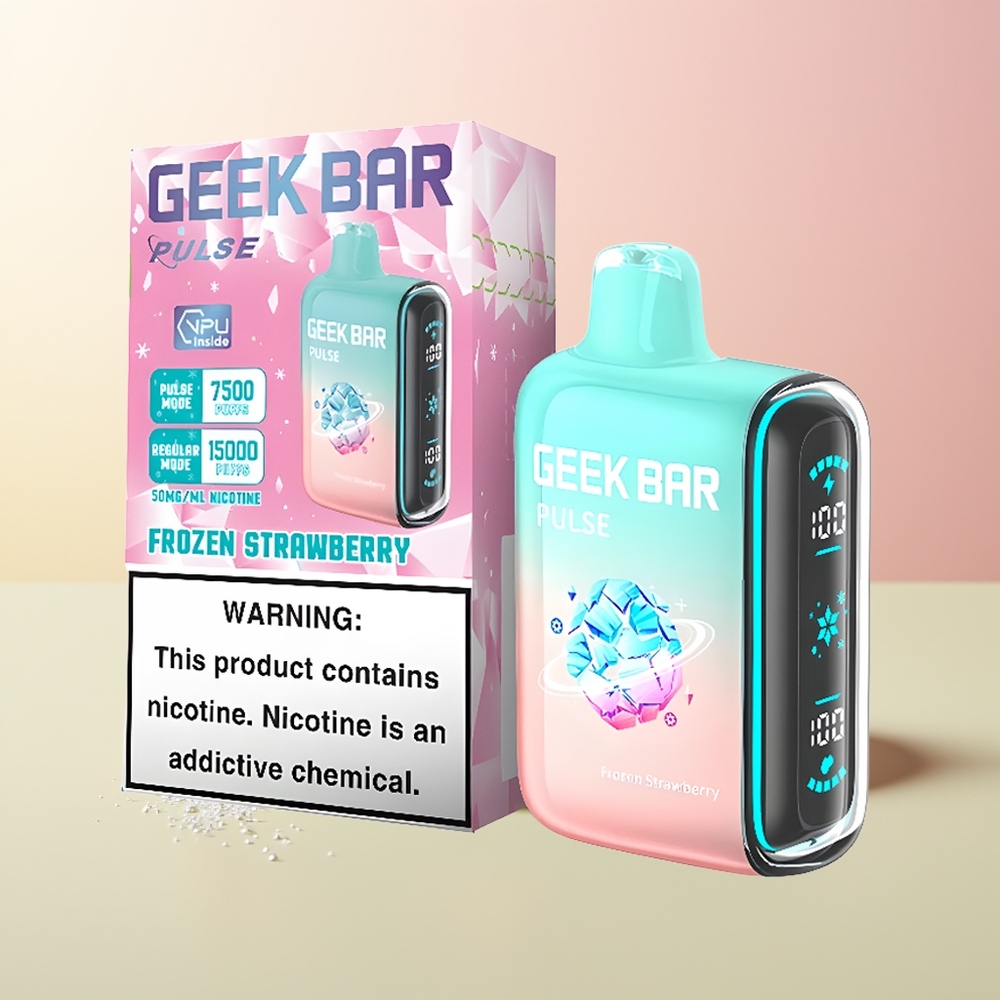GEEK BAR Pulse 15000 الجليدية إصدار مع سعة سائل ١٦ مل