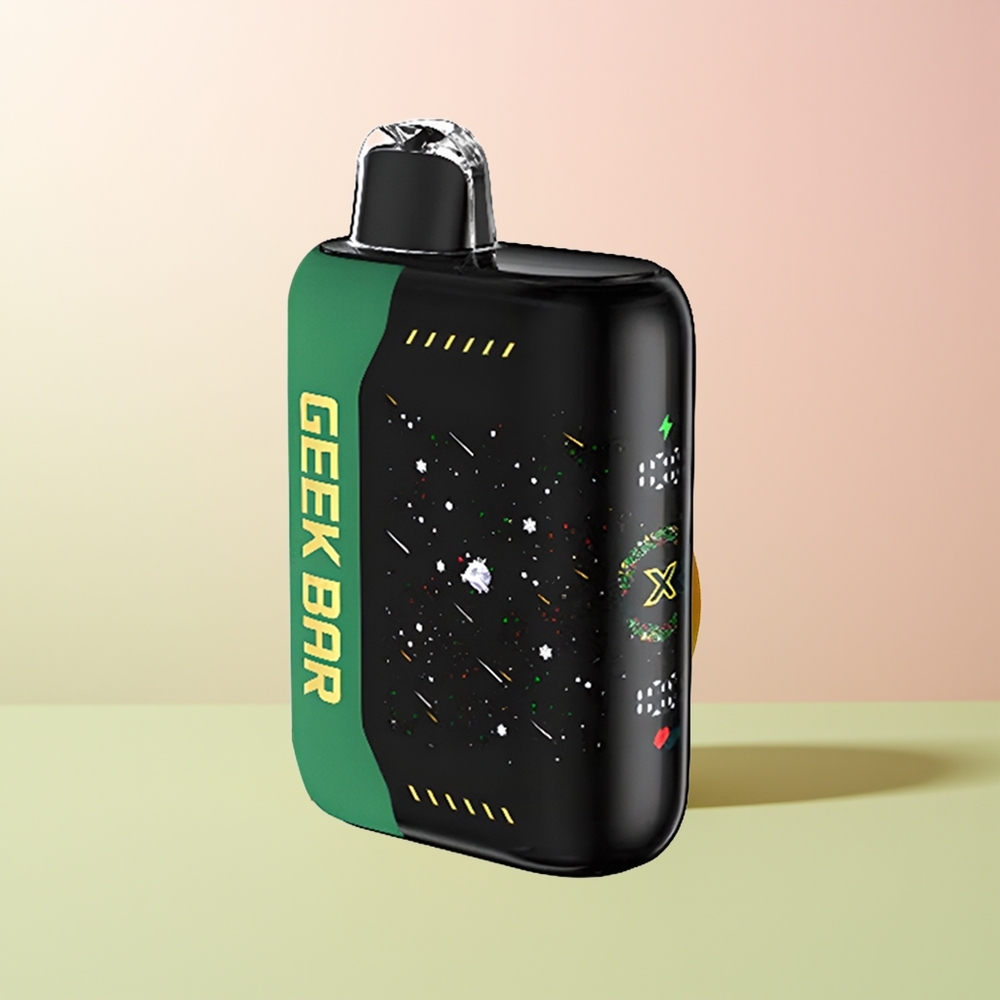 GEEK BAR Pulse X 25000 الجيك بار بولس إكس عيد الميلاد مع شاشة منحنية ثلاثية الأبعاد