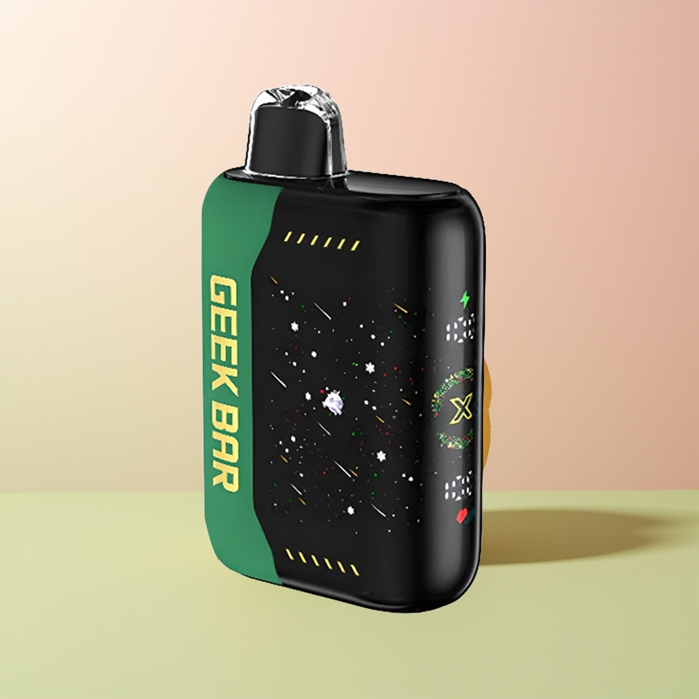 GEEK BAR Pulse X 25000 الجيك بار بولس إكس عيد الميلاد مع شاشة منحنية ثلاثية الأبعاد