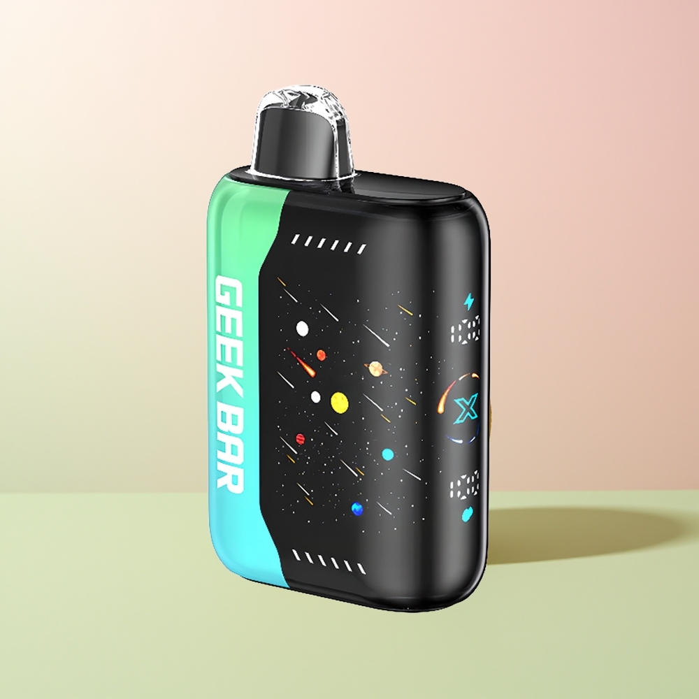 GEEK BAR Pulse X 25000 جيك بار بولس أكس - إدیشن النيزك مع شاشة منحنية ثلاثية الأبعاد