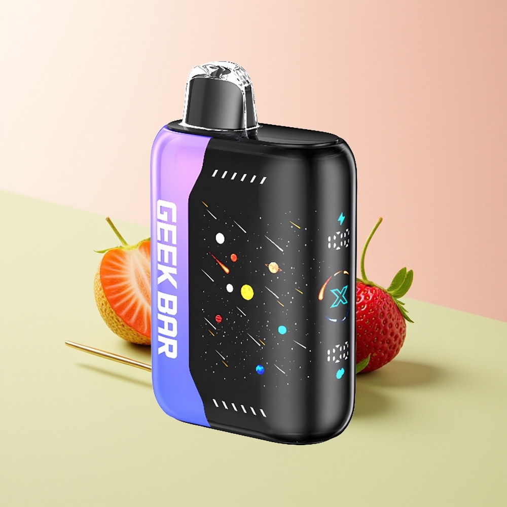 GEEK BAR Pulse X 25000 جيك بار بولس أكس - إدیشن النيزك مع شاشة منحنية ثلاثية الأبعاد
