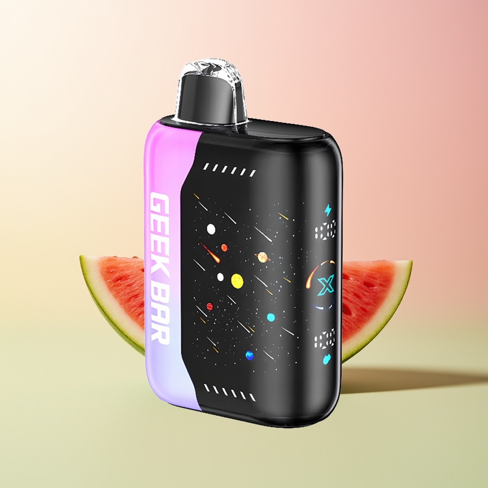 GEEK BAR Pulse X 25000 جيك بار بولس أكس - إدیشن النيزك مع شاشة منحنية ثلاثية الأبعاد