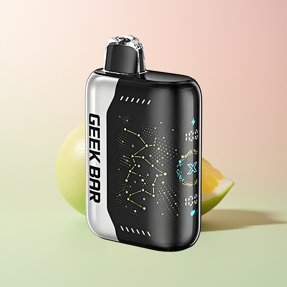 GEEK BAR Pulse X 25000 جيك بار بولس إكس صفر نيكوتين مع شاشة منحنية ثلاثية الأبعاد