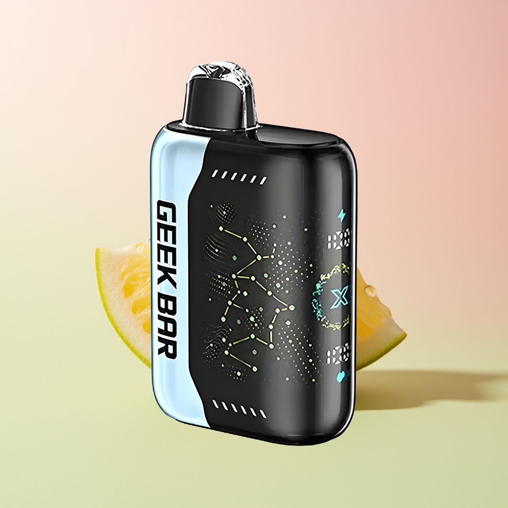 GEEK BAR Pulse X 25000 جيك بار بولس إكس صفر نيكوتين مع شاشة منحنية ثلاثية الأبعاد
