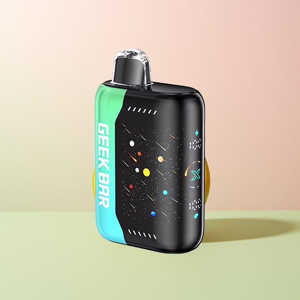 GEEK BAR Pulse X 42K Puffs Meteor Edition جيك بار بلس إكس ٤٢ ألف نفخة إصدار نيزك - شاشة منحنية ثلاثية الأبعاد