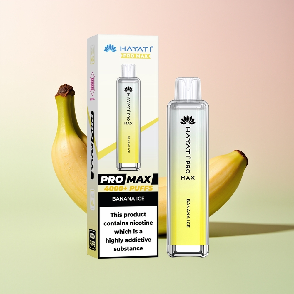 Hayati Pro Max 4000 آيس الموز مع بطارية قوية 1400 مللي أمبير
