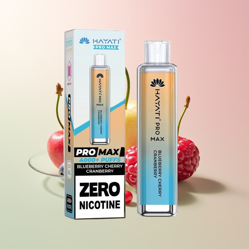 Hayati Pro Max 4000 التوت البري الكرز التوت البري مع 2٪ نيكوتين