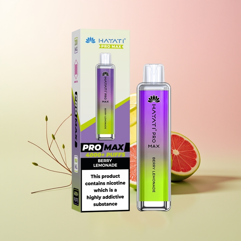 Hayati Pro Max 4000 ليموناضة التوت مع بطارية قوية
