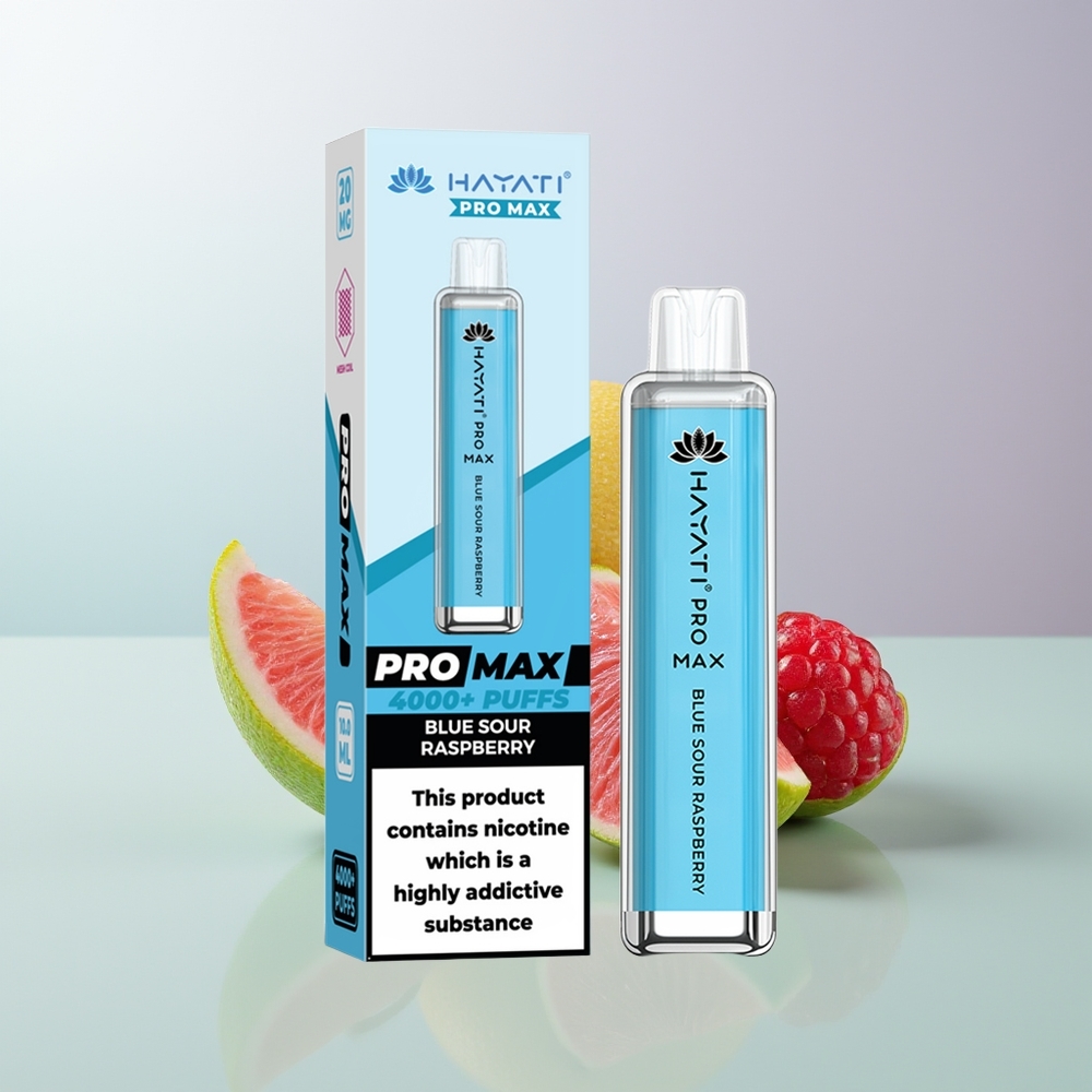 Hayati Pro Max 4000 تُوت أزْرَق حامِض مَع شَبَكَة مُزْدَوِجَة