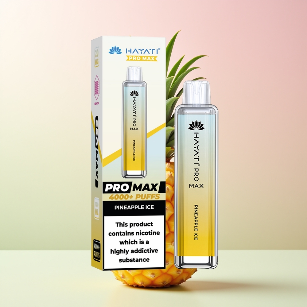 Hayati Pro Max 4000 أناناس مثلج ببطارية قوية