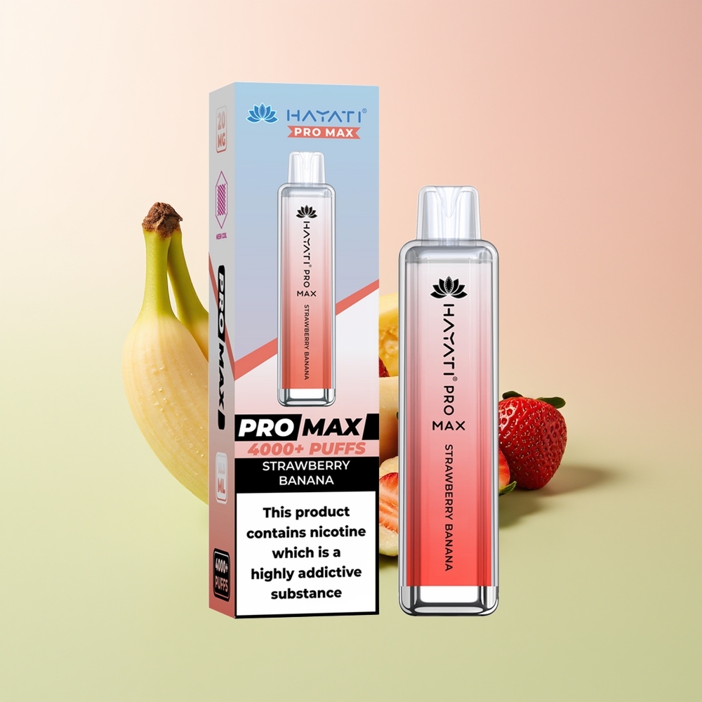 Hayati Pro Max 4000 فراولة موز مع بلورة