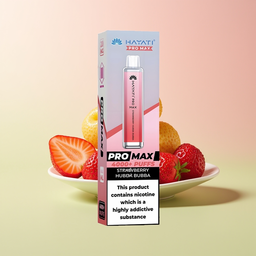 Hayati Pro Max 4000 حبة بوبة فراولة بلورية