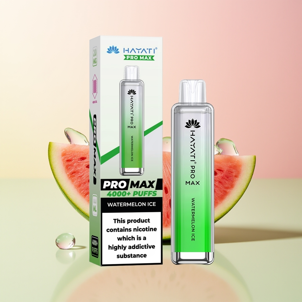 Hayati Pro Max 4000 بطيخ مثلج بالضوء البلوري