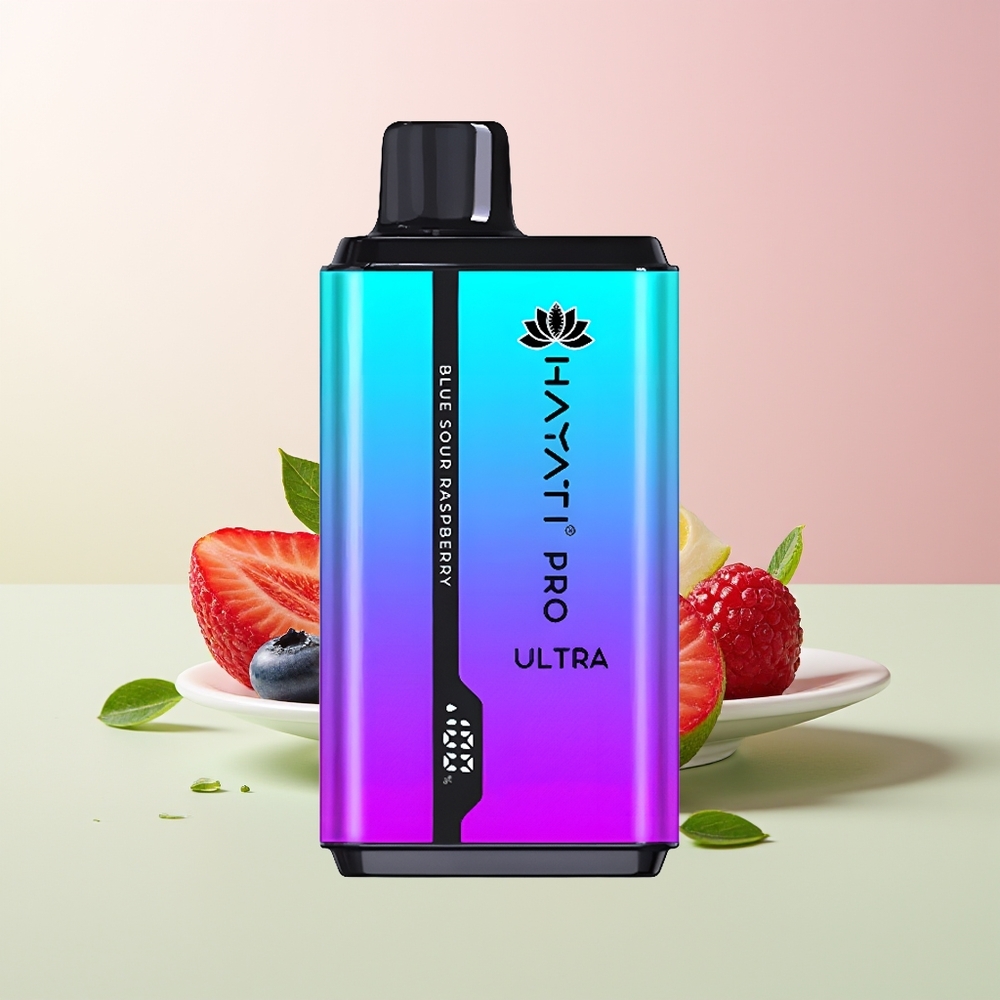Hayati Pro Ultra 15000 الفراولة العنبية المنثول التوت الأزرق المنثول 12 مل