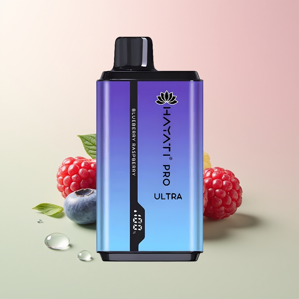 Hayati Pro Ultra 15000 توت العليق الأزرق 49 نكهة