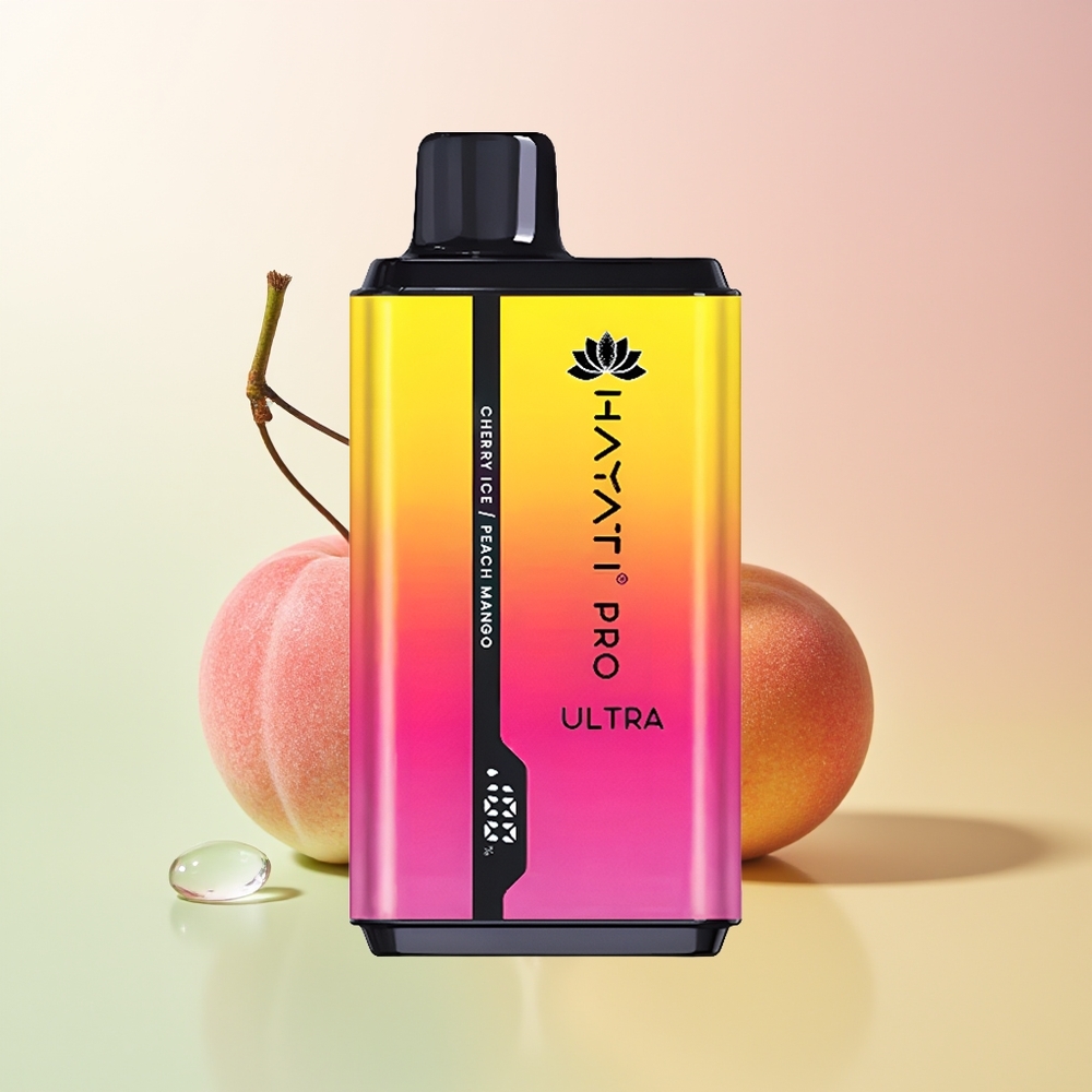 Hayati Pro Ultra 15000 كرز مثلج خوخ مانجو 49 نكهة