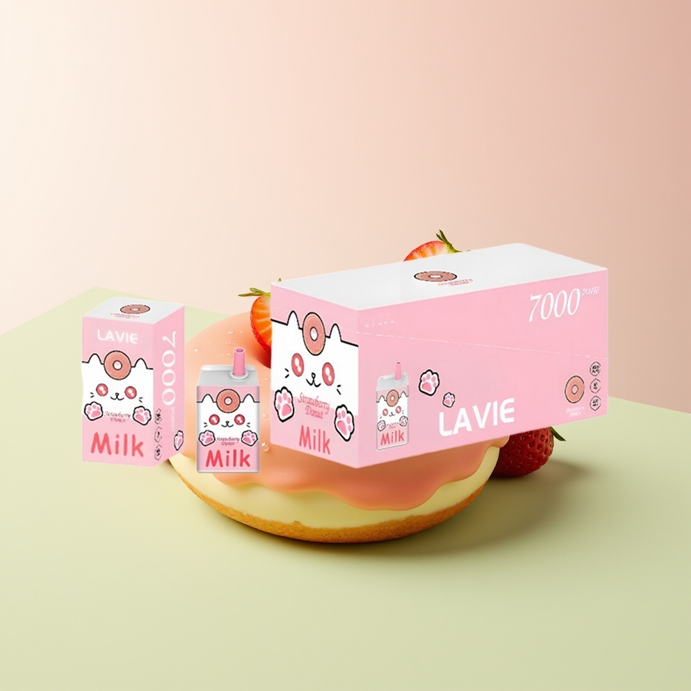 Lavie Milk 7000 دونات الفراولة 16 مل