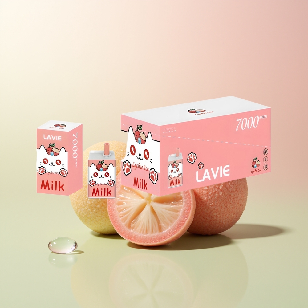 Lavie Milk 7000 ليتشي آيس 600 مللي أمبير