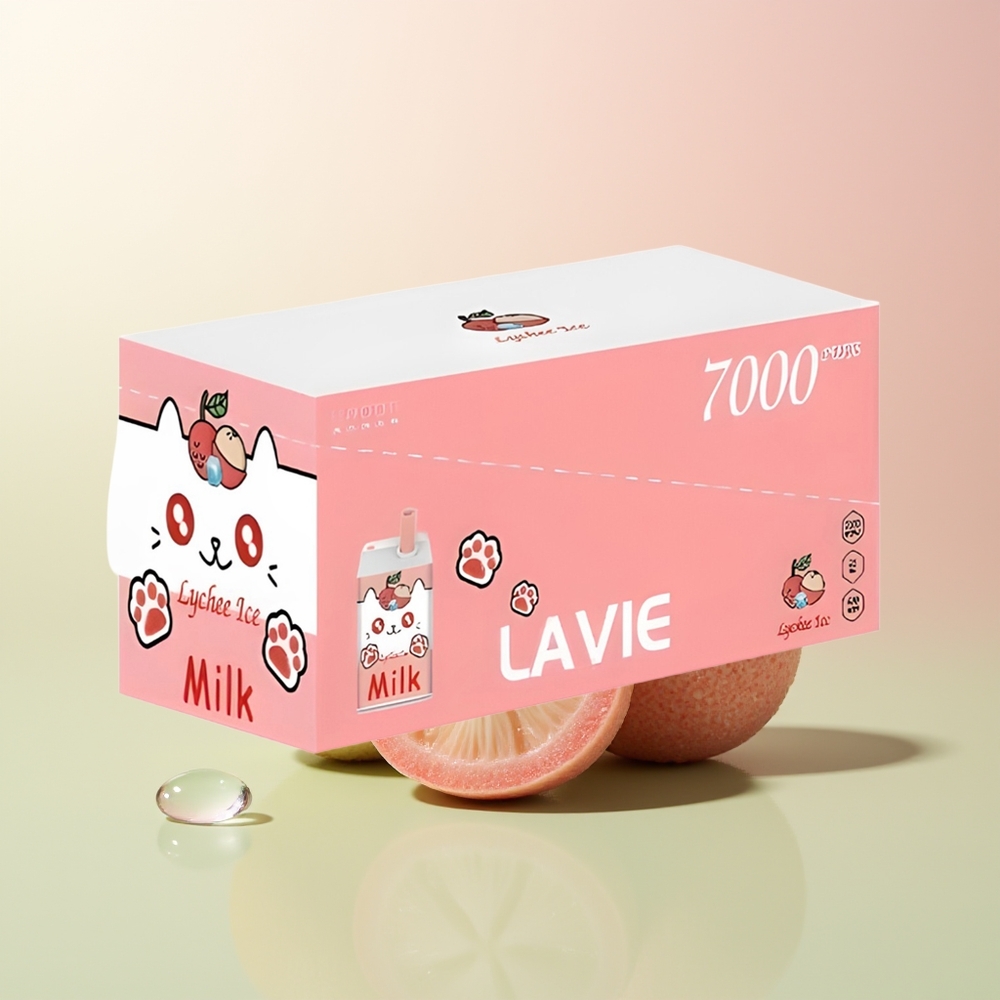 Lavie Milk 7000 ليتشي آيس 600 مللي أمبير
