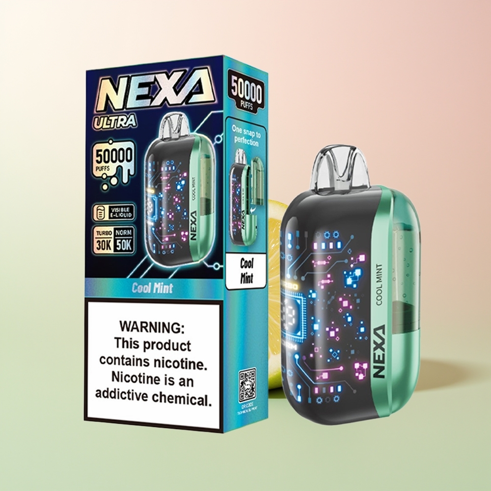 NEXA Ultra 50000 نعناع بارد شاشة منحنية ثلاثية الأبعاد