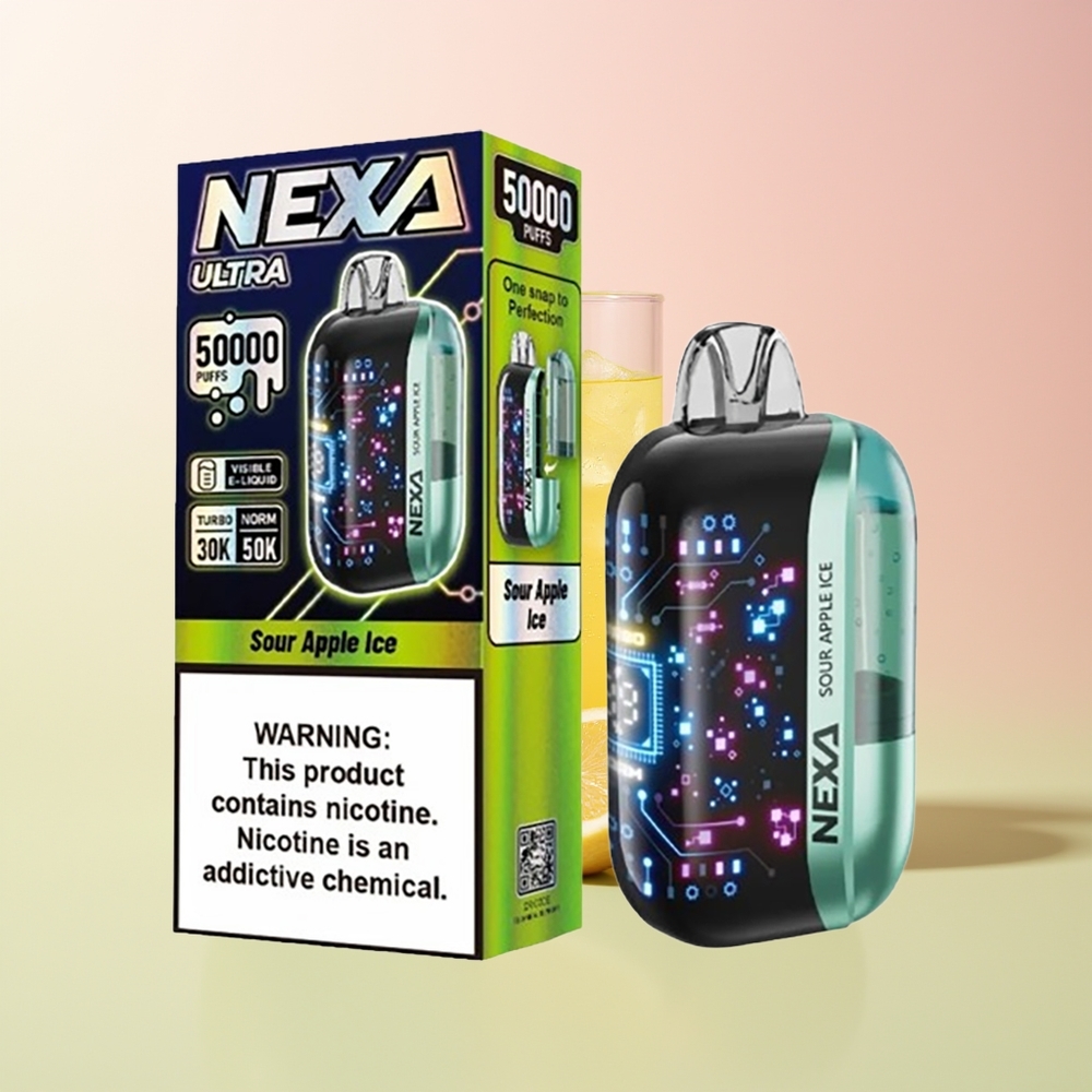 NEXA Ultra 50000 تفاح حامض جليد - شاشة منحنية ثلاثية الأبعاد