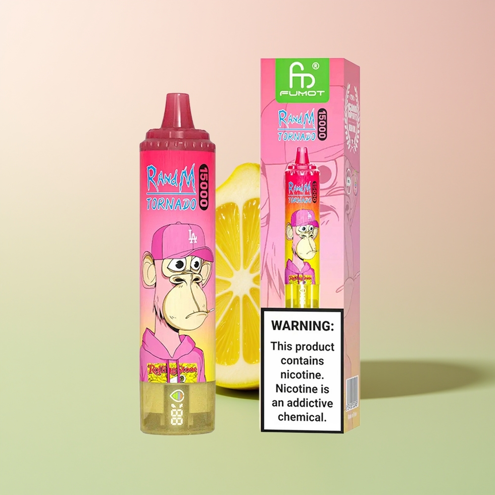 RandM Fumot Tornado 15000 ليمون شبكة 0.9 أوم