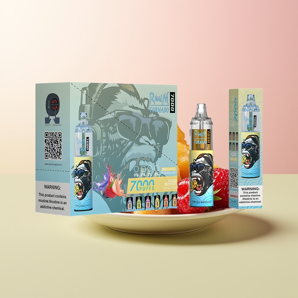 RandM Fumot Tornado 7000 التوت المختلط مع شبكة