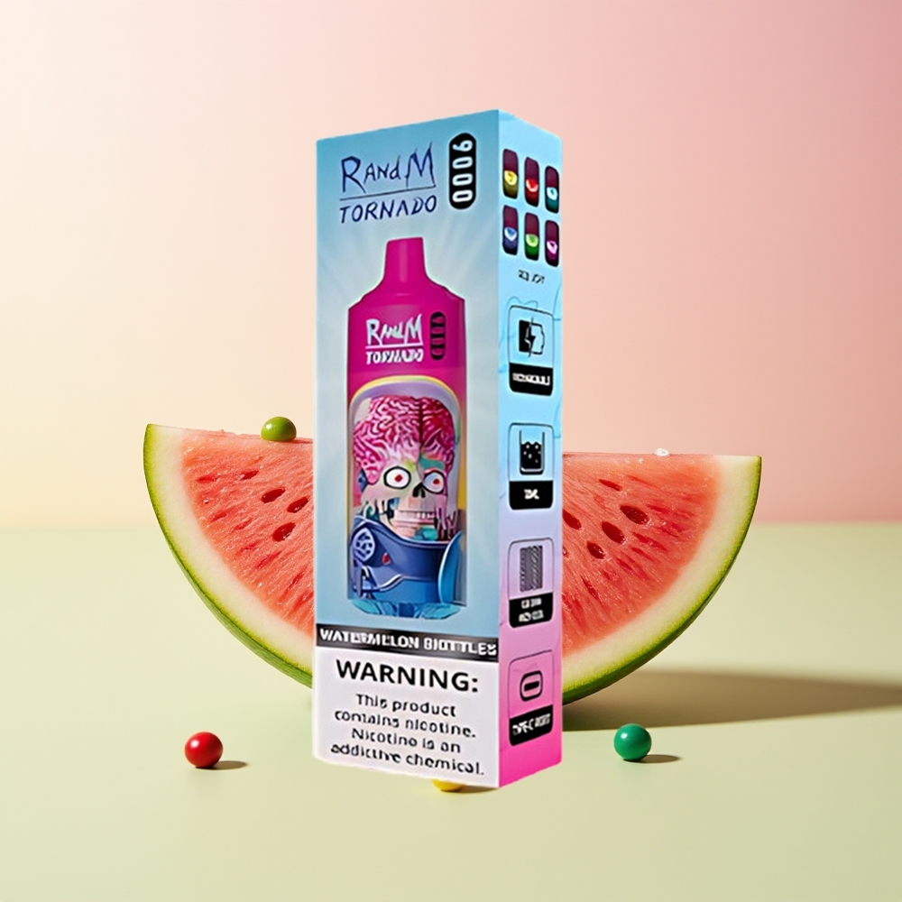 RandM Fumot Tornado 9000 بطيخ سكيتلز مع ملف شبكي