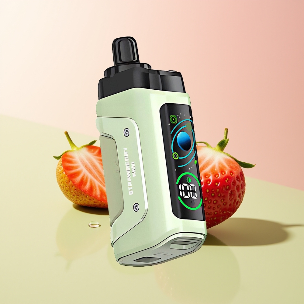 Razz Bar 45000 فراولة كيوي مع لفائف شبكية 1.0 أوم