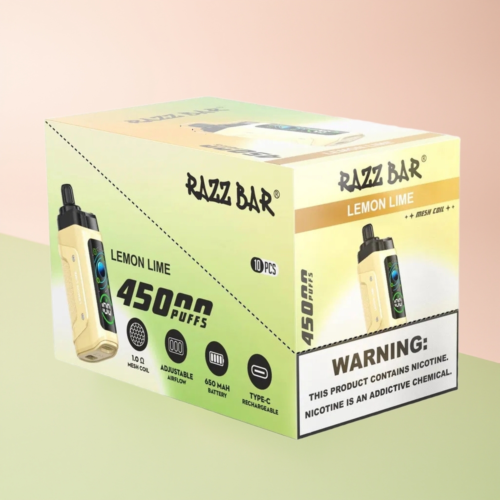Razz Bar 45000 ليمون لايم مع ملف شبكي