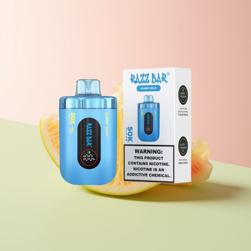Razz Bar 50K "دب صمغ مشبك 1.0 أوم"
