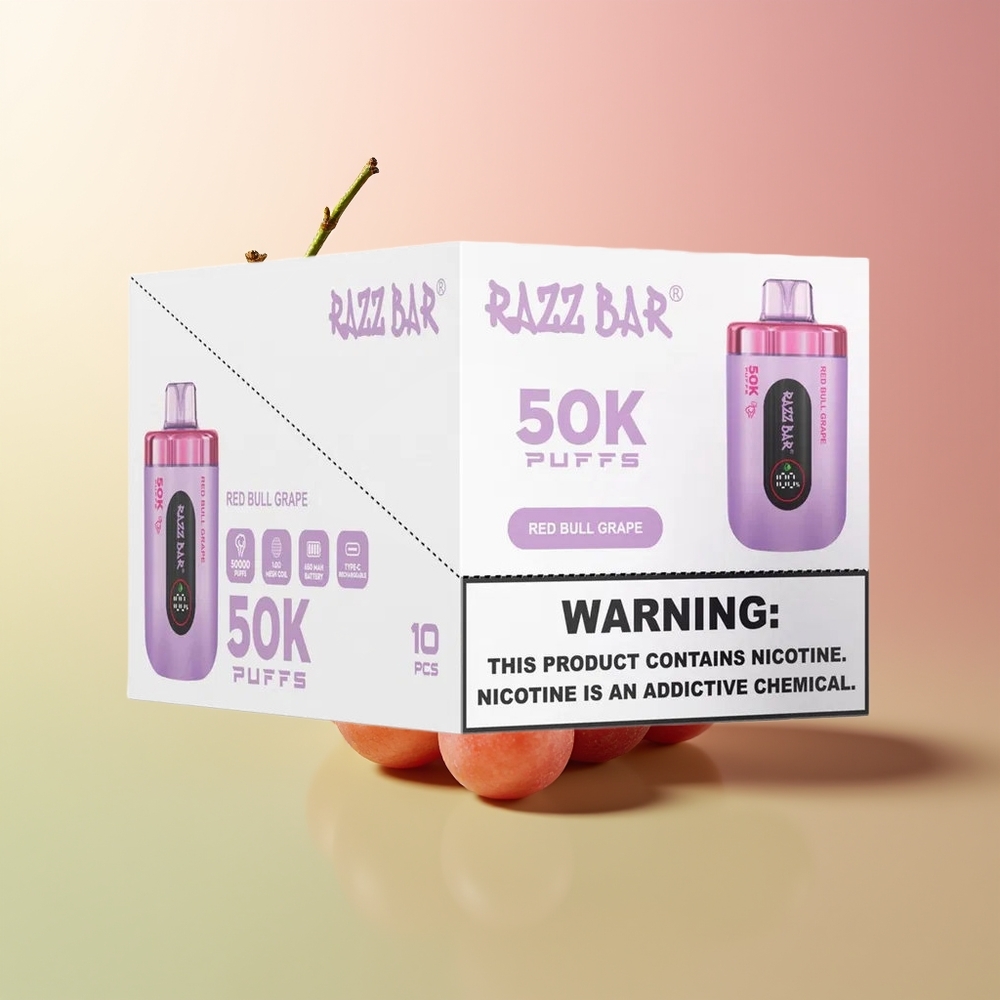 Razz Bar 50K رِد بول عنب - 2٪ نيكوتين