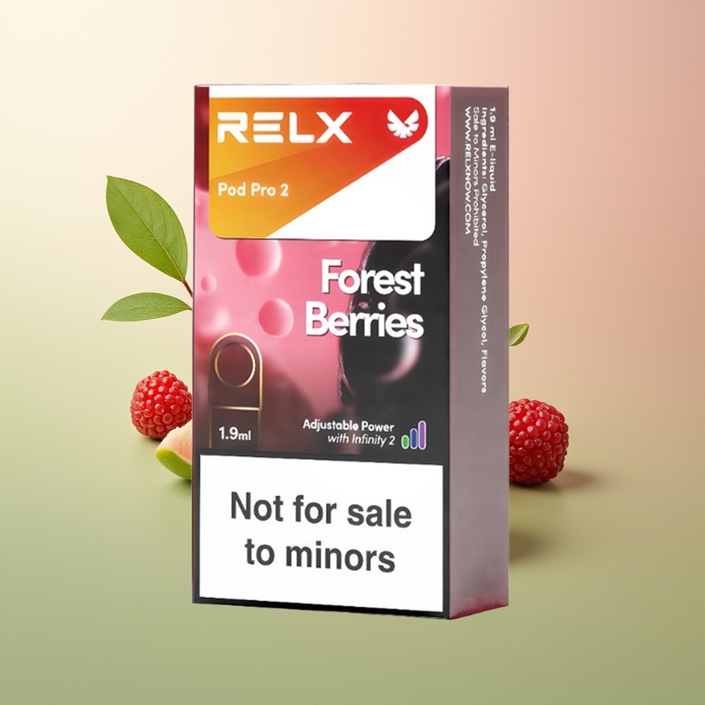 Relx Pod Pro 2 Vape Device توت الغابة - 1.9 مل / 3 أوضاع